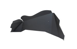 Jeep Wrangler Unlimited JKU Inner Fender Kit - Rear - Fishbone Offroad - Aluminum - Black - `07-`18 Jeep Wrangler Unlimited JKU Inner Fender Kit - Rear - Fishbone Offroad - Aluminum - Black - `07-`18